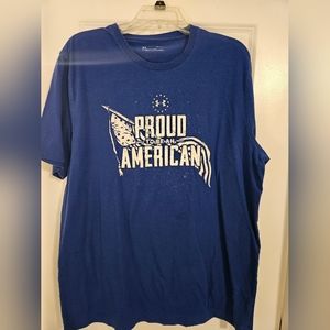 Under Armour, Blue T-shirt, Large